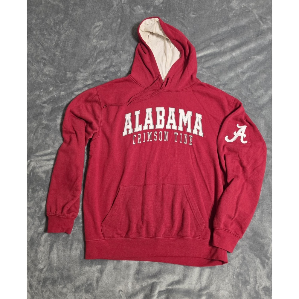 Alabama Crimson Tide Hoodie Mens Large Red NCAA Football Stadium Athletics